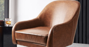 Leather Swivel Armchair