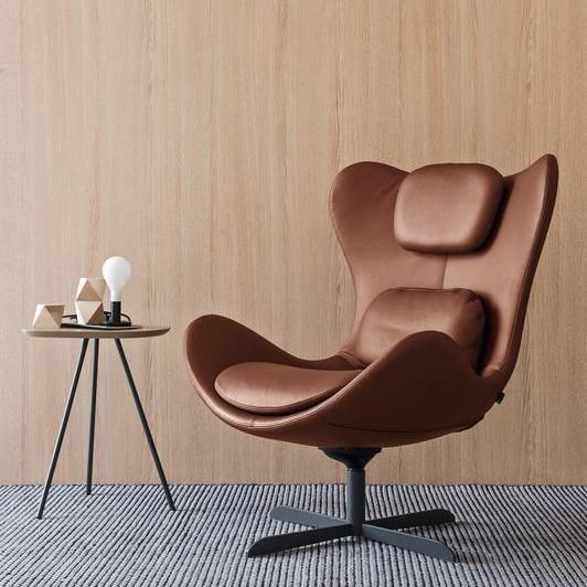 Leather Swivel Armchair