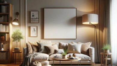 3 bright floor lamps
