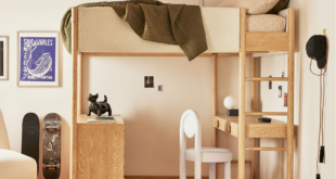 Loft beds with desk