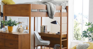 Loft beds with desk