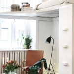 Loft beds with desk