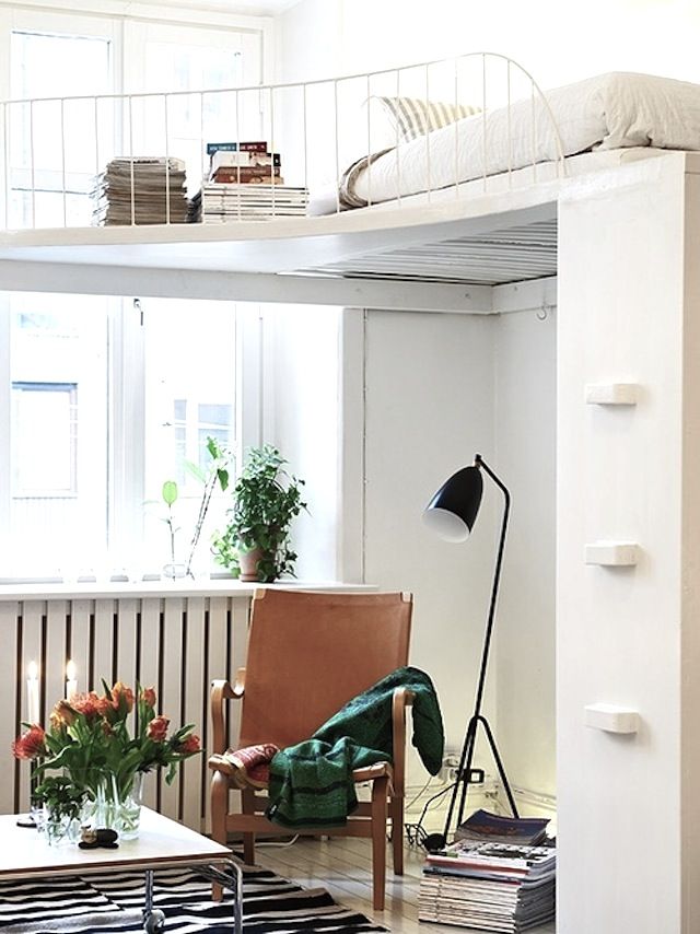 Loft beds with desk