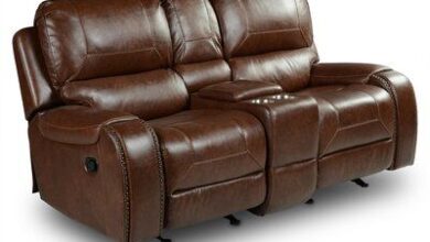 Loveseat Leather Recliner