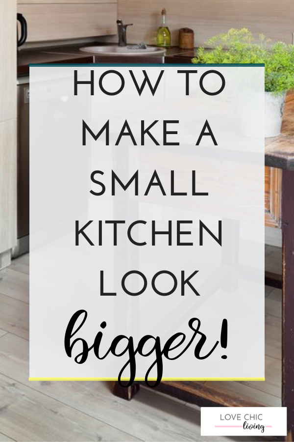 Making small kitchens