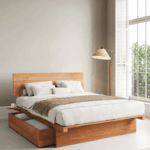 Bed frame with bed box