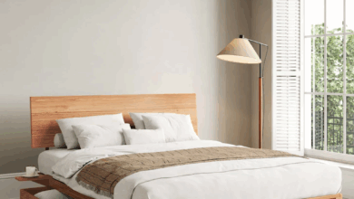 Bed frame with bed box