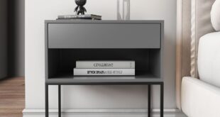 Metal bedside tables