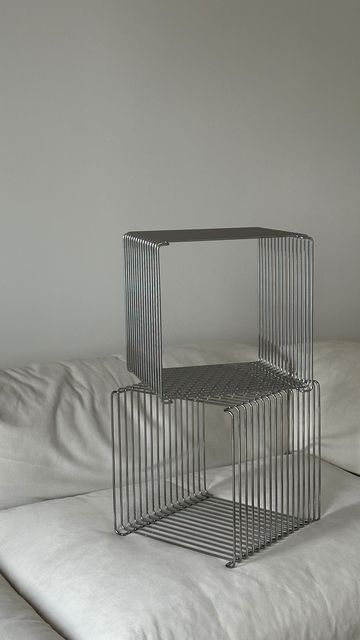 Metal bedside tables