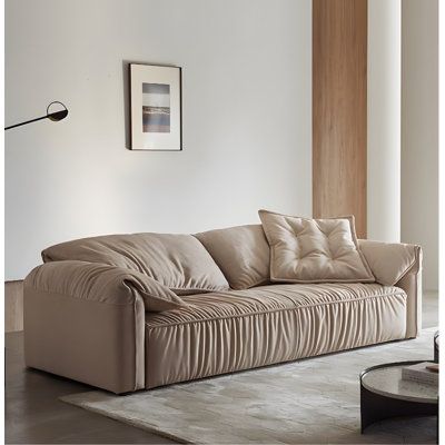 Microfiber Loveseat Comfortable and Stylish Sofa Option for Small Spaces