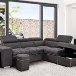 Microfiber Sectional Sleeper Sofa