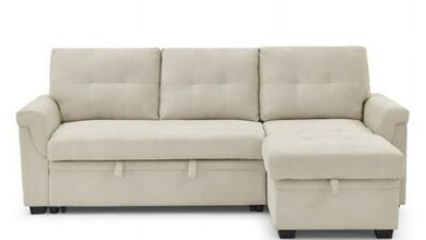 Microfiber Sectional Sleeper Sofa