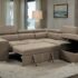 Microfiber Sectional Sleeper Sofa