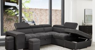 Microfiber Sectional Sleeper Sofa