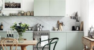 Mint Green kitchen