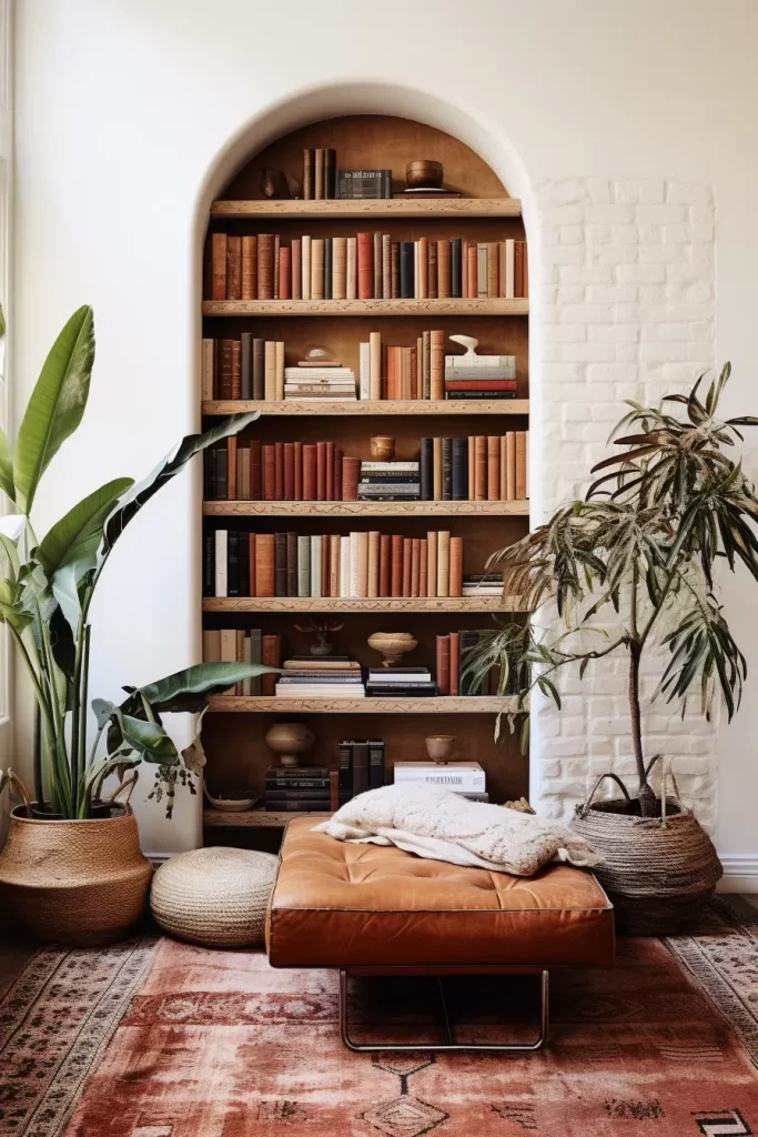 Modern Corner Bookshelf