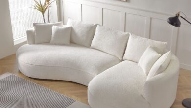 Modern Curved Sofa