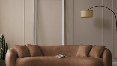 Modern Curved Sofa