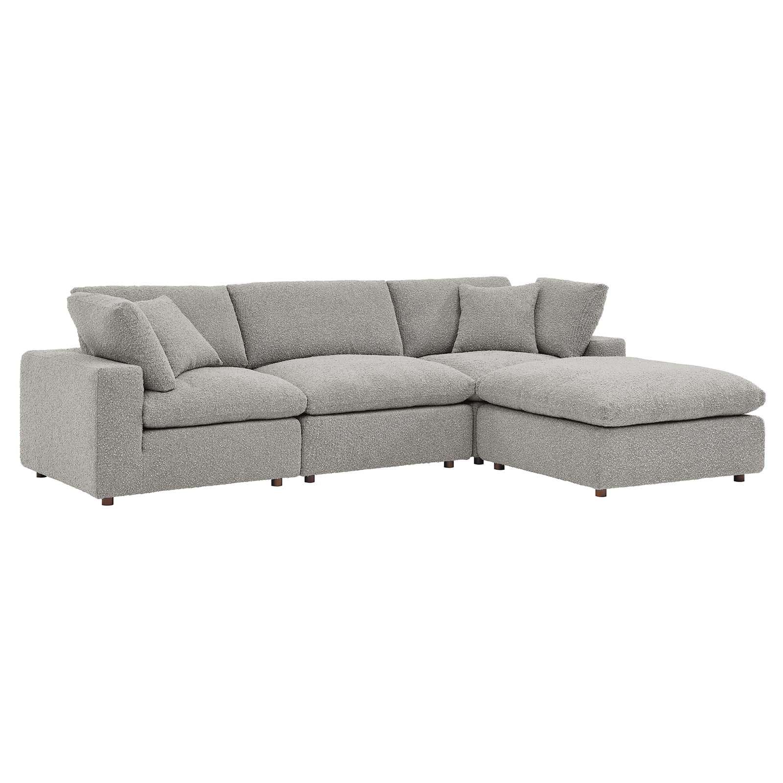 Modern Grey Sectional Sofa Elegant and Chic Grey Sectional Sofa for Contemporary Living Spaces