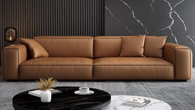 Modern Leather Sofa