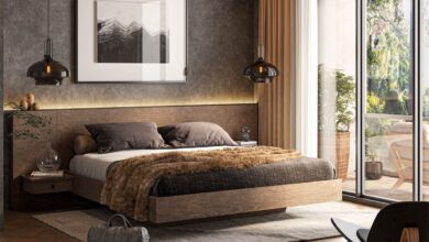 modern solid wood beds