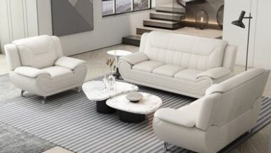 Modern White Living Room Furniture Sets