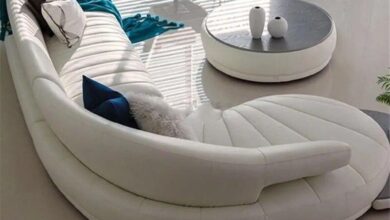 Modern White Living Room Furniture Sets