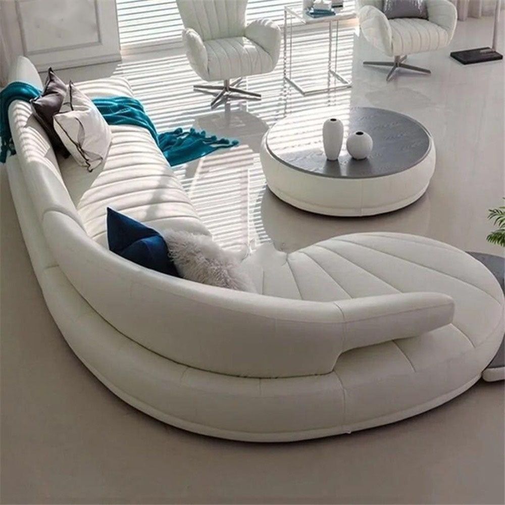 Modern White Living Room Furniture Sets