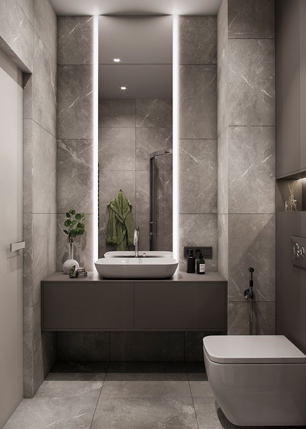 Modern bathroom lighting