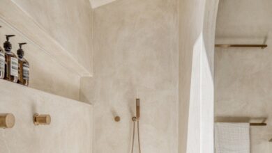 Modern bathroom renovation