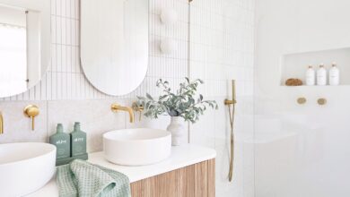 Modern bathroom renovation
