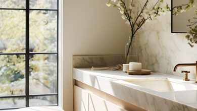 Modern bathroom renovation