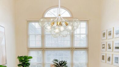 Modern chandelier