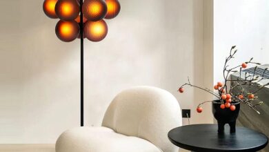 Modern high floor lamps