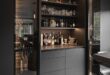 Modern kitchen with bar