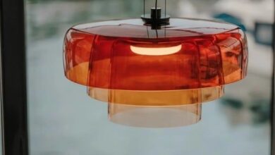 Modern lamp for a modern home