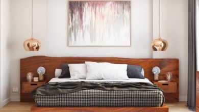 modern solid wood beds