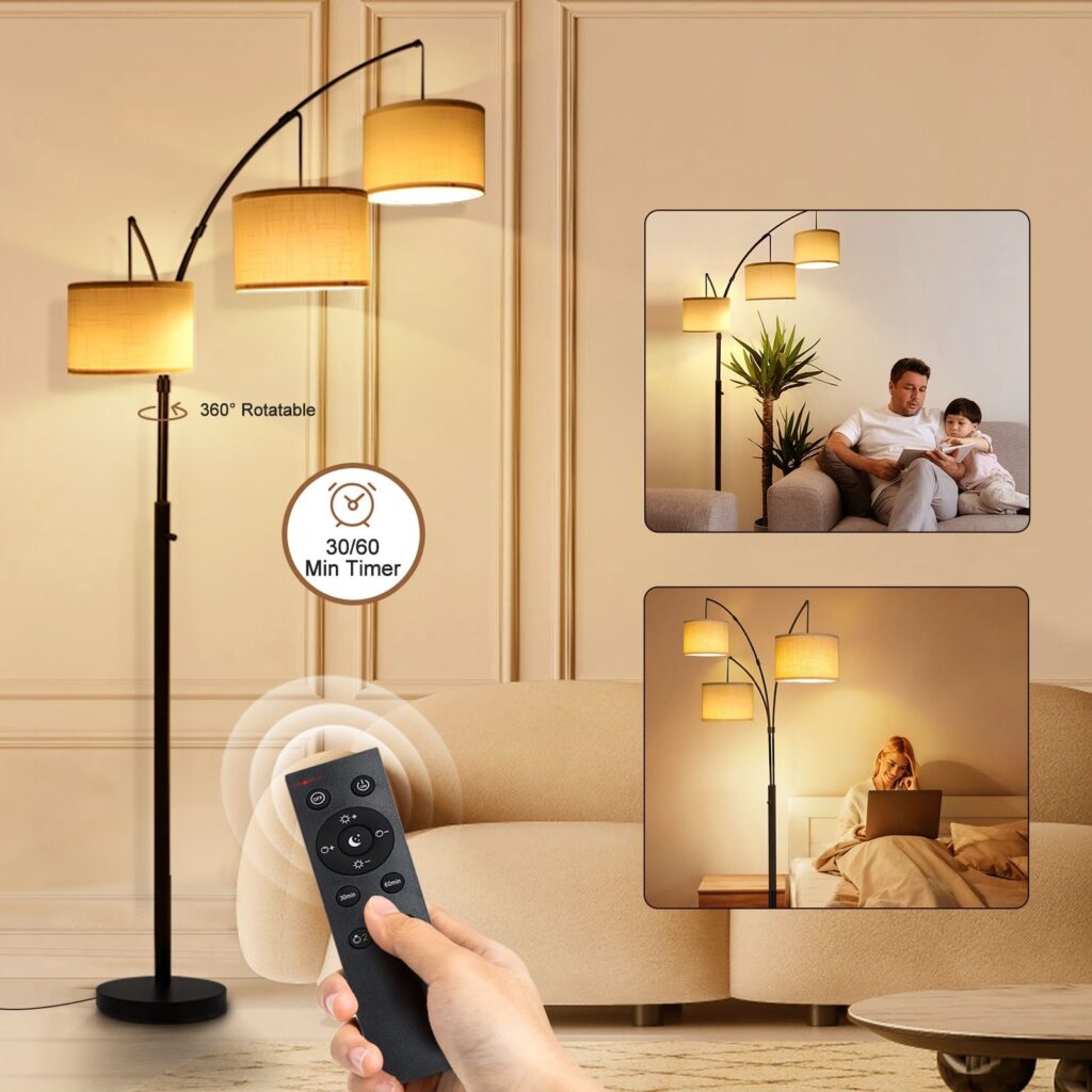 Multi-light floor lamp