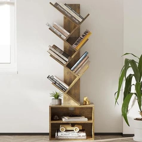 Narrow Bookshelf Compact Storage Solution for Less Space