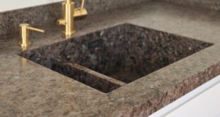 Natural stone worktop