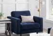 Navy Loveseat