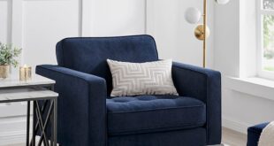 Navy Loveseat