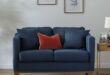 Navy Loveseat