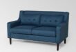 Navy Loveseat