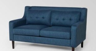 Navy Loveseat