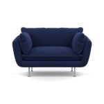 Navy Loveseat