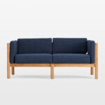 Navy Loveseat