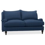 Navy Loveseat