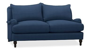 Navy Loveseat