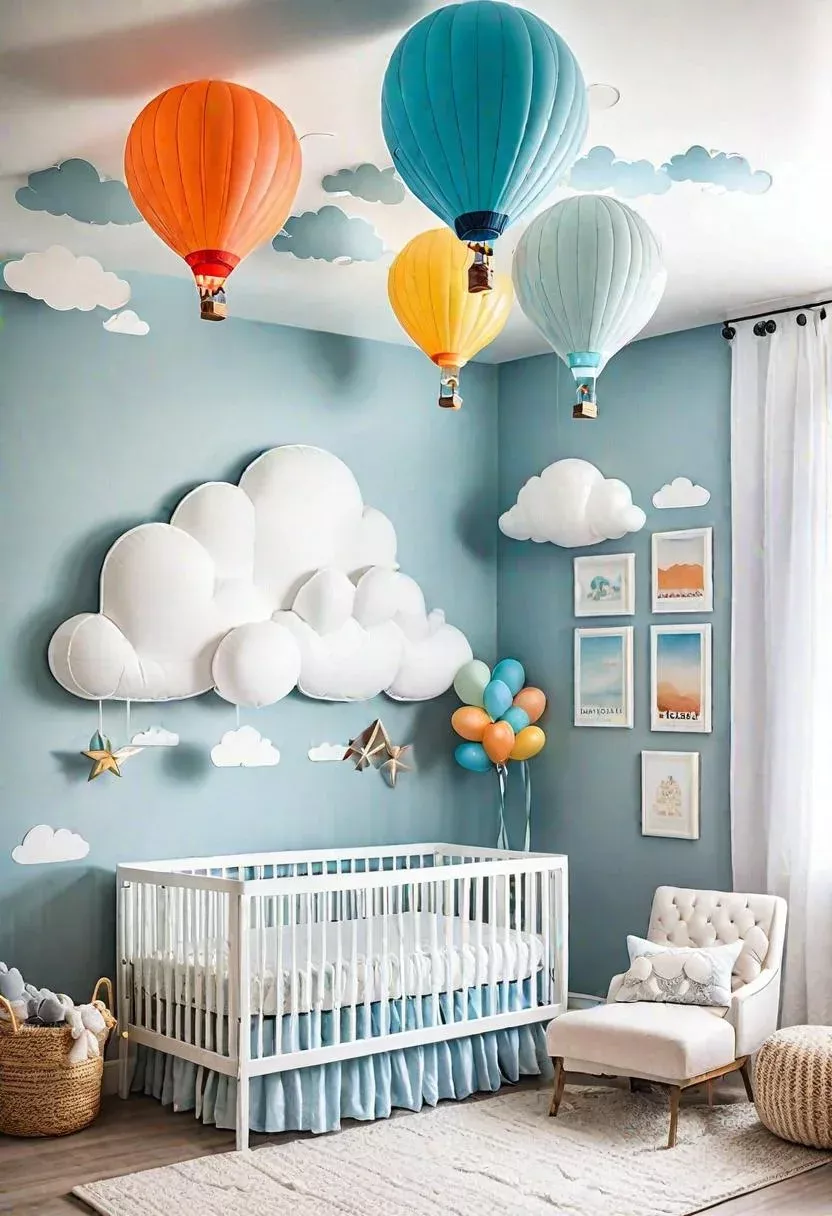 Nursery room decoration ideas for a cozy and cute space